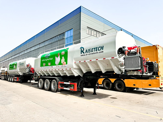 50cbm Chicken Food tank transport Semi Trailer
