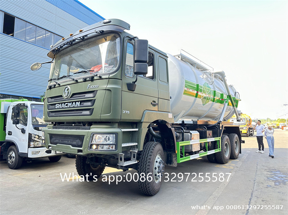 Shacman 6x6 20cbm Sewage Suction Truck