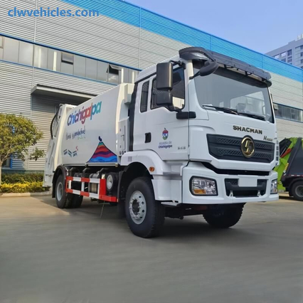 Shacman H3000 garbage compactor truck 